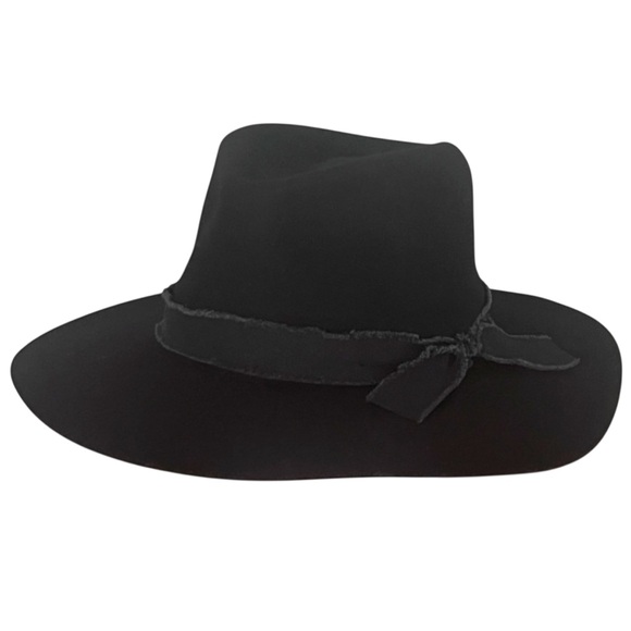 Prairie Boho Cottagecore Western 100% Wool Rancher Hat New Olive Pique Kaia Blk